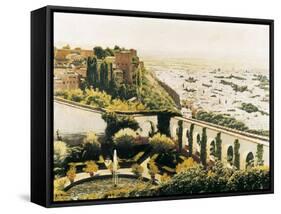 The Alhambra (Red Castle)-Santiago Rusinol i Prats-Framed Stretched Canvas