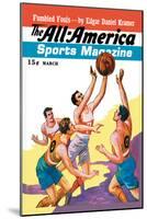 The All-America Sports Magazine: Fumbled Fouls-null-Mounted Art Print