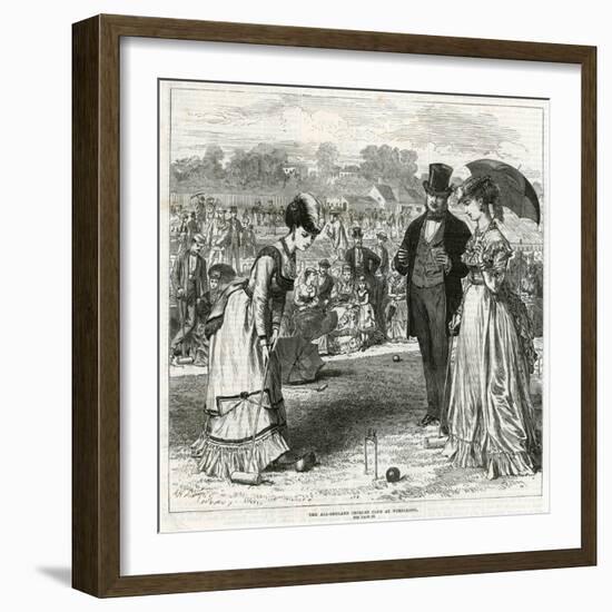 The All-England Croquet Club at Wimbledon-null-Framed Giclee Print