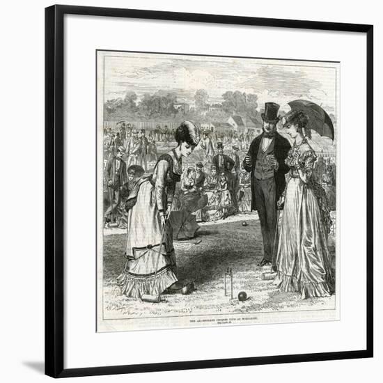 The All-England Croquet Club at Wimbledon-null-Framed Giclee Print