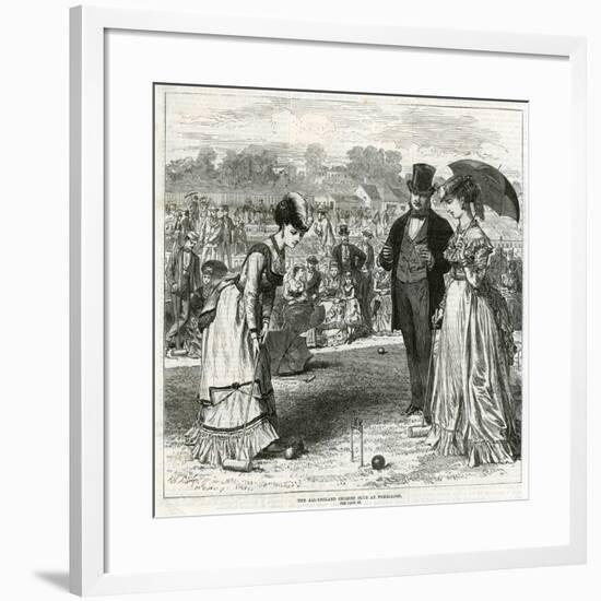 The All-England Croquet Club at Wimbledon-null-Framed Giclee Print