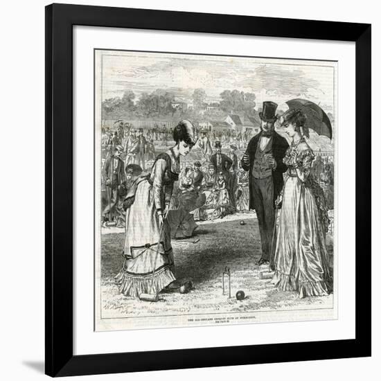 The All-England Croquet Club at Wimbledon-null-Framed Giclee Print