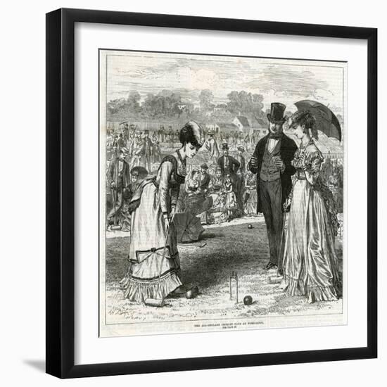 The All-England Croquet Club at Wimbledon-null-Framed Premium Giclee Print