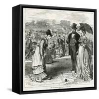The All-England Croquet Club at Wimbledon-null-Framed Stretched Canvas