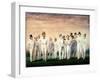 The All-England Eleven, 1847-Felix-Framed Giclee Print