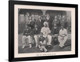 The All-India Cricket Team of 1911-null-Framed Giclee Print