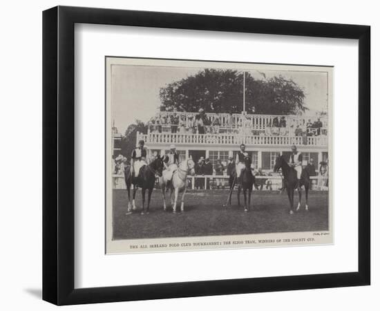 The All Ireland Polo Club Tournament, the Sligo Team, Winners of the County Cup-null-Framed Giclee Print