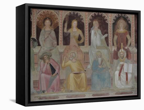 The Allegorical Figure of Theology, Ca 1365-Andrea Di Bonaiuto-Framed Stretched Canvas
