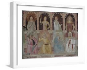 The Allegorical Figure of Theology, Ca 1365-Andrea Di Bonaiuto-Framed Giclee Print