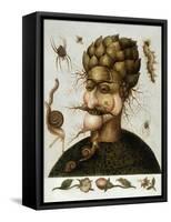 The Allegory of Earth-Giuseppe Arcimboldo-Framed Stretched Canvas