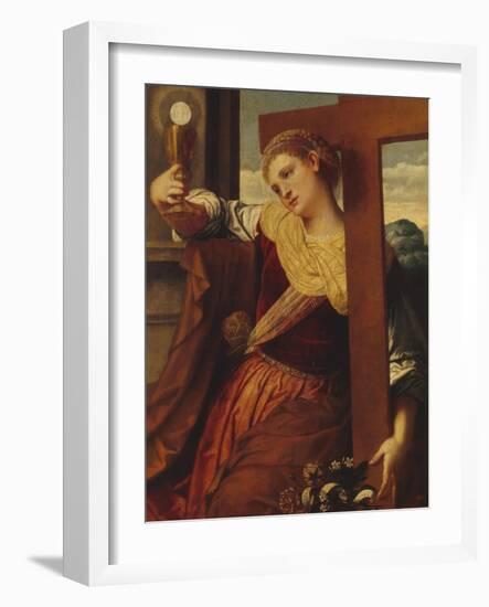 The Allegory of Faith-Moretto Da Brescia-Framed Giclee Print