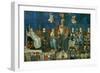 The Allegory of Good Government, Showing the Virtues-Ambrogio Lorenzetti-Framed Giclee Print