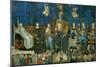 The Allegory of Good Government, Showing the Virtues-Ambrogio Lorenzetti-Mounted Giclee Print