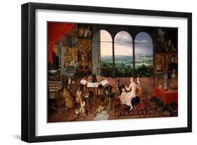 The Allegory of Hearing-Peter Paul Rubens-Framed Giclee Print