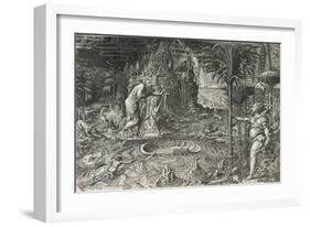 The Allegory of Life (The Dream of Raphae), 1561-Giorgio Ghisi-Framed Giclee Print