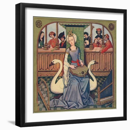 'The Allegory of Music', c1496-1498, (1939)-Robinet Testard-Framed Giclee Print