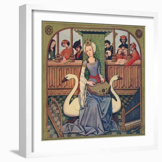 'The Allegory of Music', c1496-1498, (1939)-Robinet Testard-Framed Giclee Print