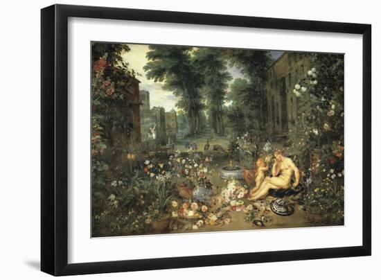 The Allegory of Smell-Peter Paul Rubens-Framed Giclee Print
