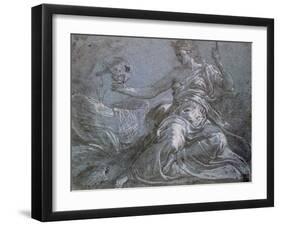 The Allegory of Touch, C1516-1570-Frans Floris-Framed Giclee Print
