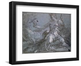 The Allegory of Touch, C1516-1570-Frans Floris-Framed Giclee Print