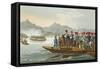 The Allied Army Crossing the Rhine to Invade France-John Heaviside Clark-Framed Stretched Canvas