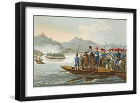 The Allied Army Crossing the Rhine to Invade France-John Heaviside Clark-Framed Giclee Print