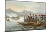 The Allied Army Crossing the Rhine to Invade France-John Heaviside Clark-Mounted Giclee Print