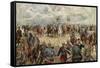 The Allied Monarchs with their Commanders in the 1st World War, 1914-1918-Koch-Framed Stretched Canvas