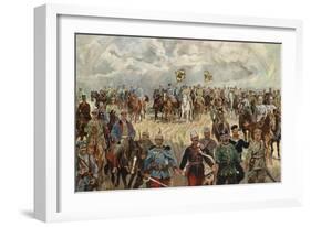 The Allied Monarchs with their Commanders in the 1st World War, 1914-1918-Koch-Framed Giclee Print