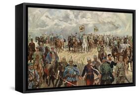 The Allied Monarchs with their Commanders in the 1st World War, 1914-1918-Koch-Framed Stretched Canvas