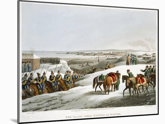 'The Allies before Dantzic in Winter', 1818-Matthew Dubourg-Mounted Giclee Print