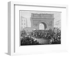 The Allies Enter Paris, 31 March 1814-null-Framed Giclee Print