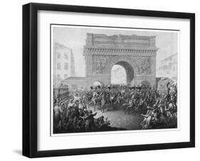 The Allies Enter Paris, 31 March 1814-null-Framed Giclee Print