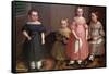 The Alling Children-Oliver Tarbell Eddy-Framed Stretched Canvas