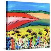 The Allium Fields-Caroline Duncan-Stretched Canvas