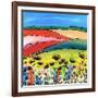 The Allium Fields-Caroline Duncan-Framed Giclee Print