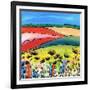 The Allium Fields-Caroline Duncan-Framed Giclee Print