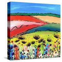 The Allium Fields-Caroline Duncan-Stretched Canvas
