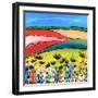 The Allium Fields-Caroline Duncan-Framed Giclee Print