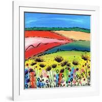 The Allium Fields-Caroline Duncan-Framed Giclee Print