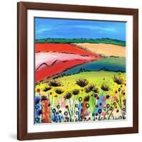 The Allium Fields-Caroline Duncan-Framed Giclee Print