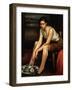 The Alluring Young Girl-Julio Romero de Torres-Framed Giclee Print