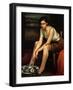 The Alluring Young Girl-Julio Romero de Torres-Framed Giclee Print