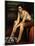 The Alluring Young Girl-Julio Romero de Torres-Mounted Giclee Print