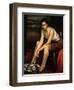 The Alluring Young Girl-Julio Romero de Torres-Framed Giclee Print