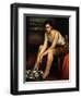 The Alluring Young Girl-Julio Romero de Torres-Framed Giclee Print