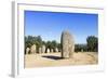 The Almendres Stone Circle, One of the Oldest Cromlechs in Europe-Alex Robinson-Framed Photographic Print