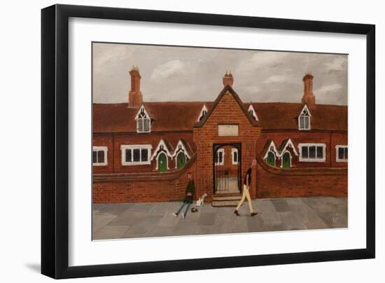 The Alms Houses-Chris Ross Williamson-Framed Giclee Print