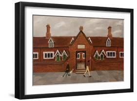 The Alms Houses-Chris Ross Williamson-Framed Giclee Print