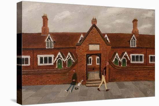 The Alms Houses-Chris Ross Williamson-Stretched Canvas